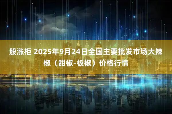 股涨柜 2025年9月24日全国主要批发市场大辣椒（甜椒-板椒）价格行情